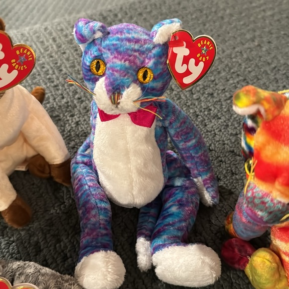 Beanie Baby Cat Bundle With Tags - Picture 4 of 6